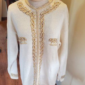 Vintage seed pearl/beaded sweater
